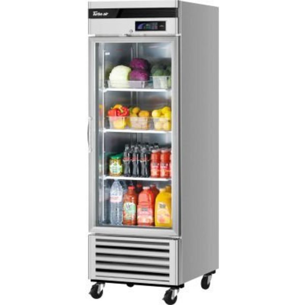 Turbo Air Turbo Air TSR-23GSD-N6 Glass Door Refrigerator 23 Cu. Ft. Steel TSR-23GSD-N6